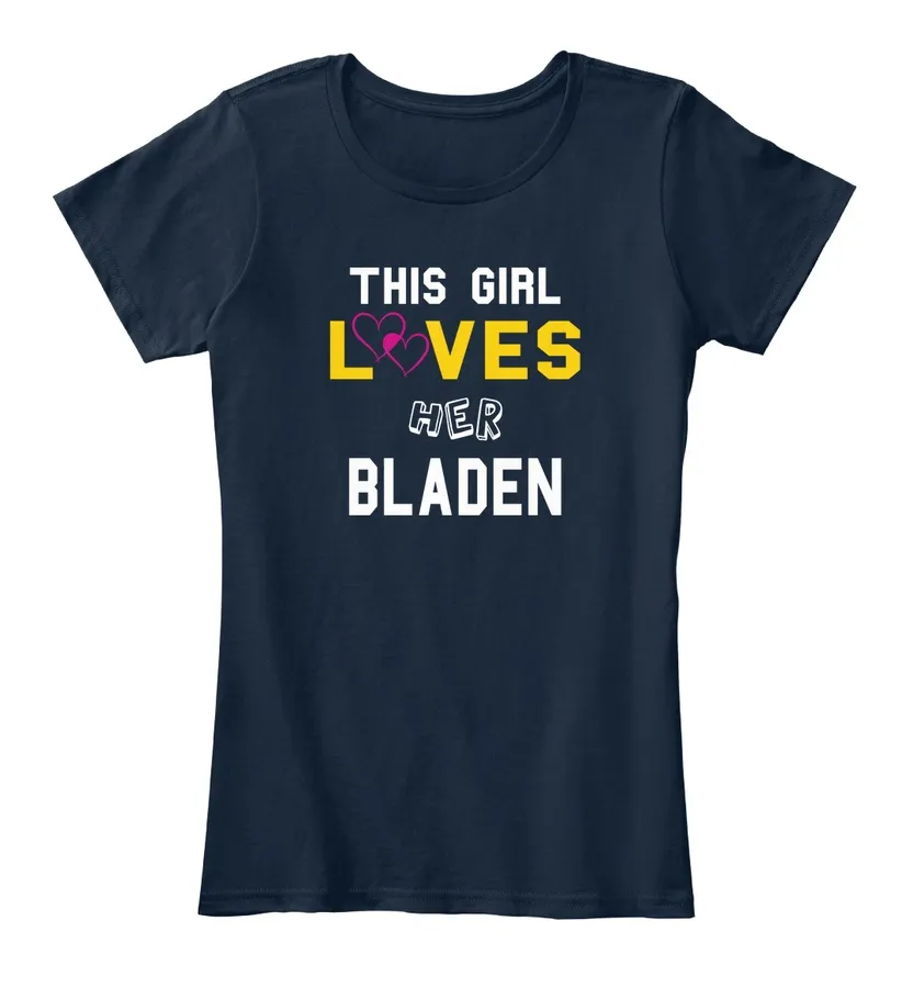 This Girl Loves Her Bladen - Names t-shirt