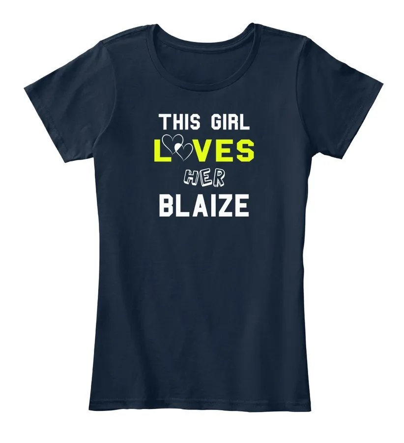 This Girl Loves For Blaize Tee - Names t-shirt