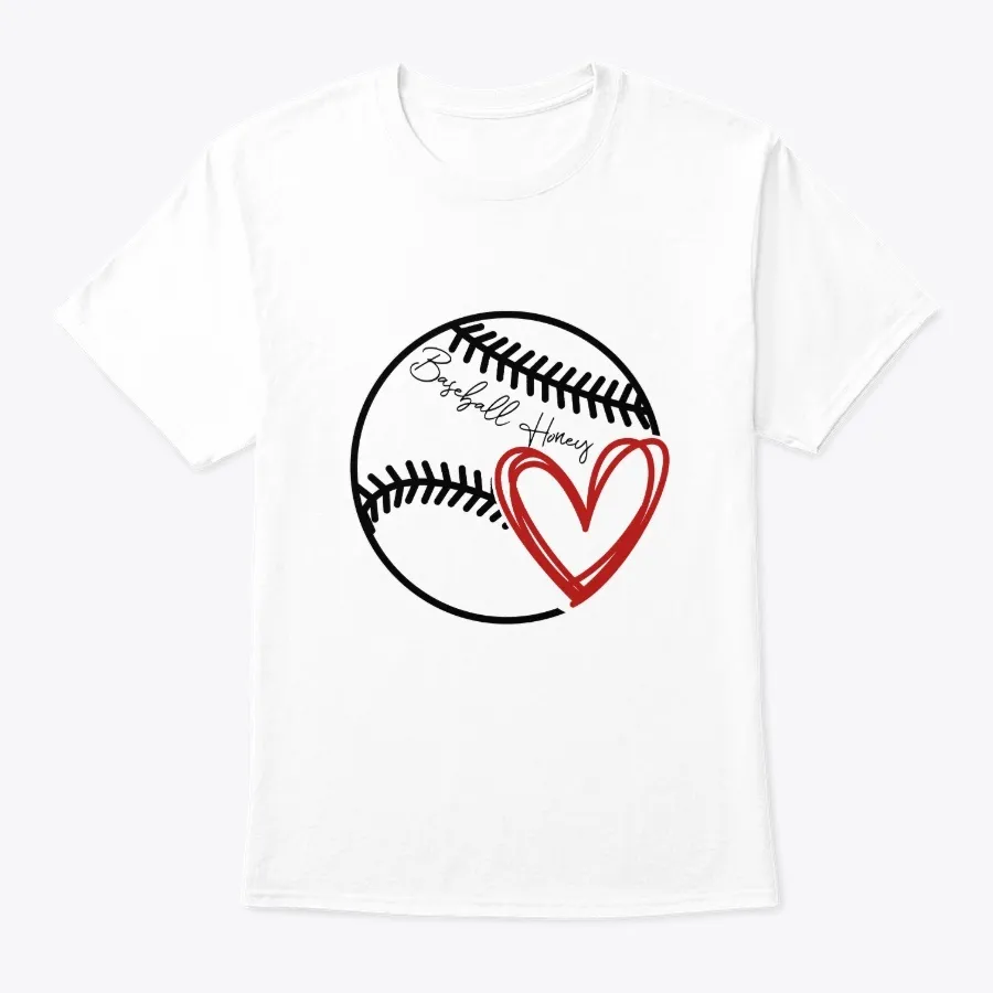 Baseball Honey Heart Baseball Lover Gift