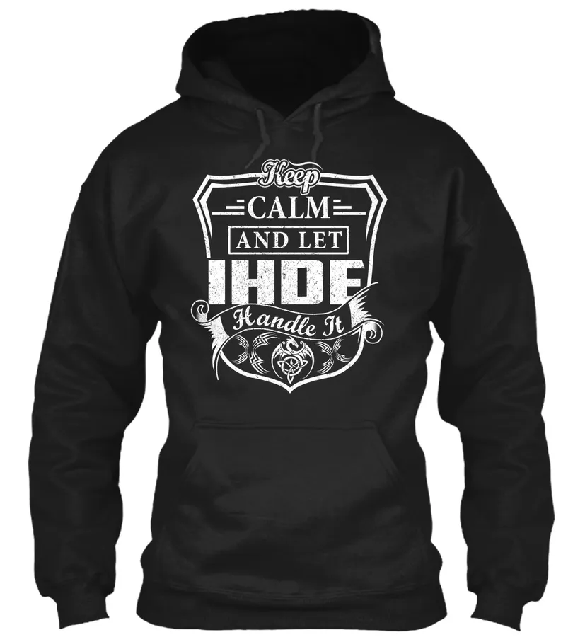 "Keep Calm Ihde - Name Shirts - Names t-shirt"