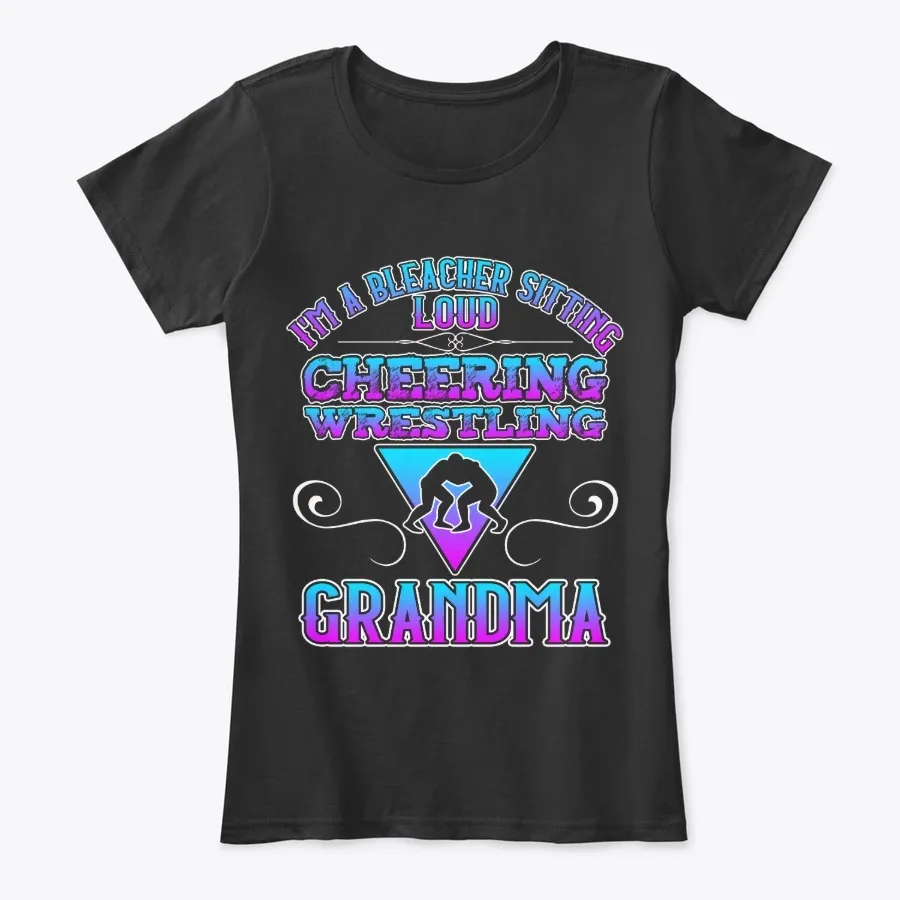 Loud Cheering Wrestling Mom - Names t-shirt
