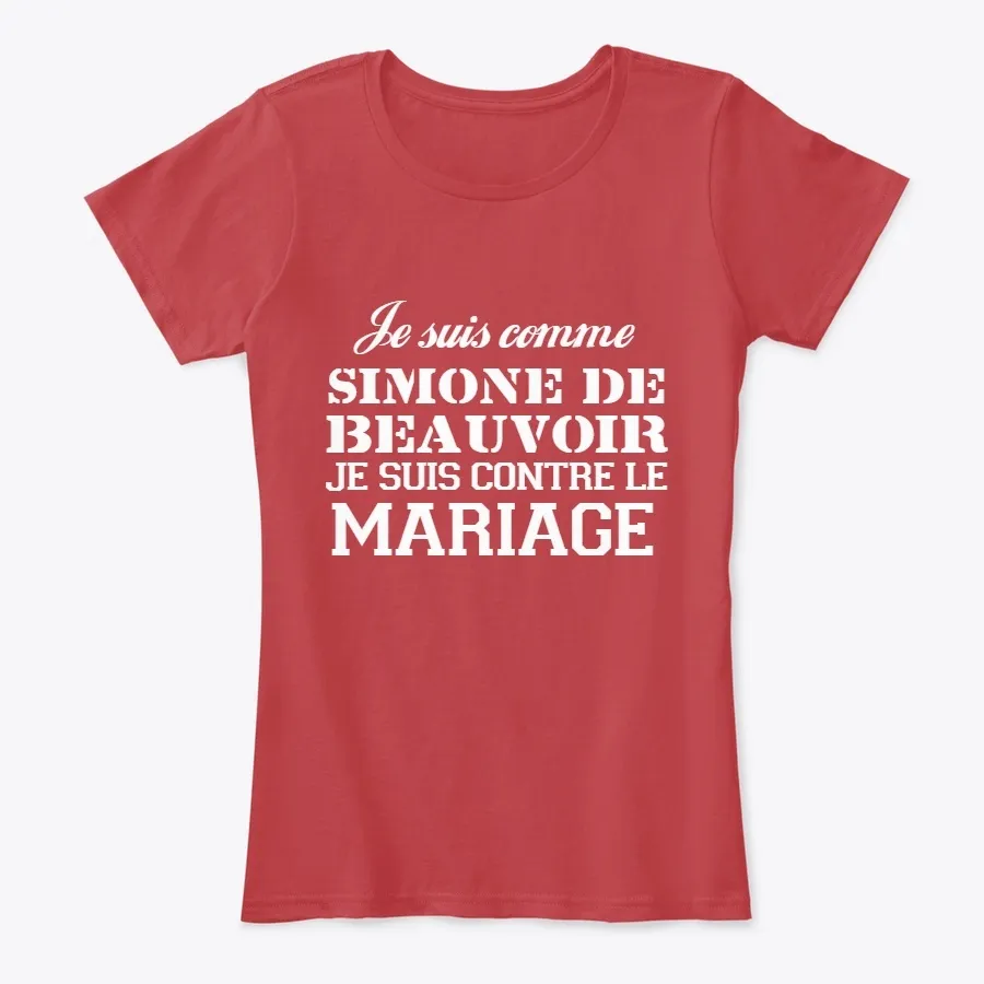 Je Suis Comme De Beauvoir Couleur