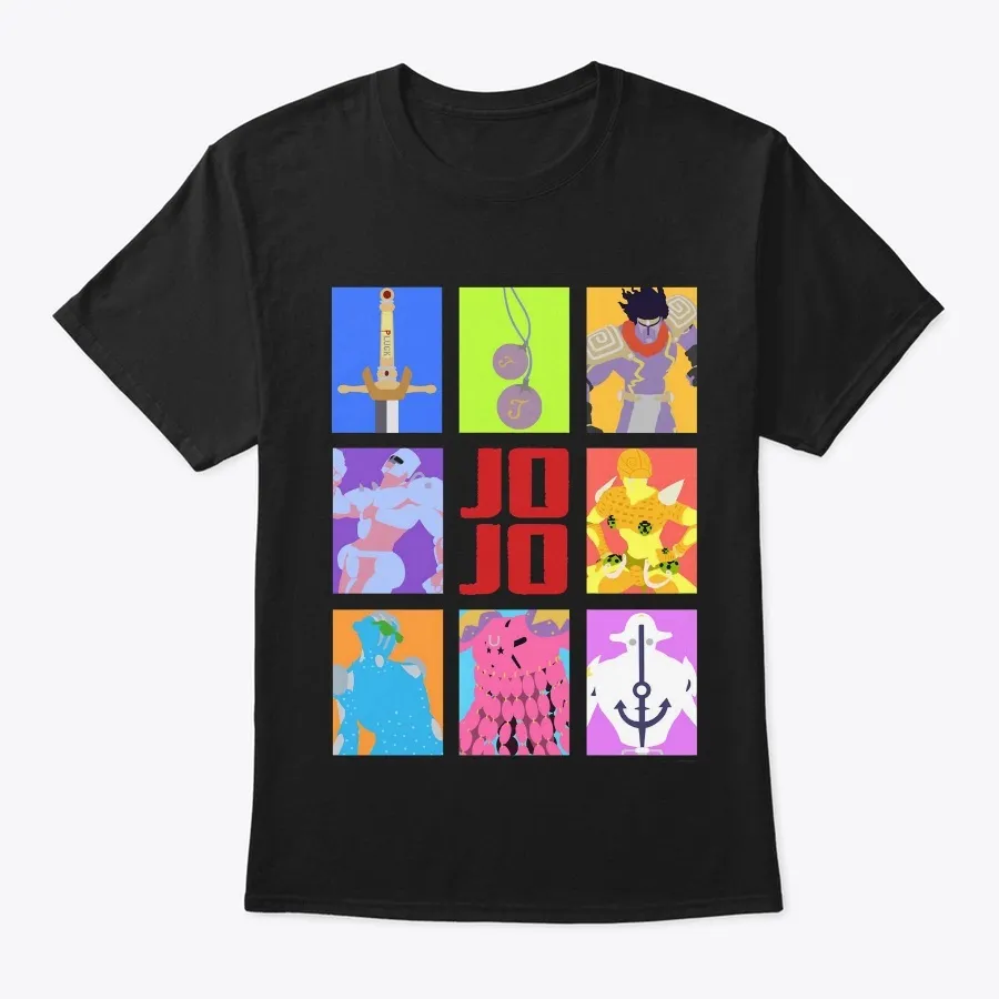 "All Jojo Stands - Names t-shirt"
