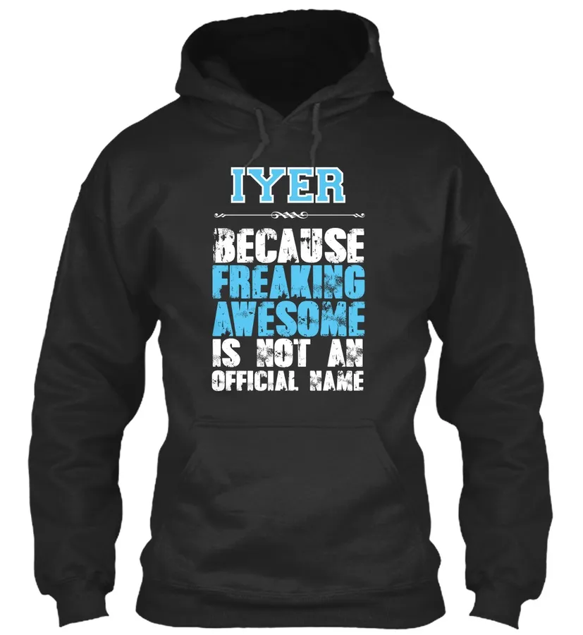 "Iyer Is Awesome T-shirt - Names t-shirt"