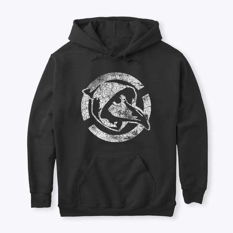 Pestily - White Distressed Logo