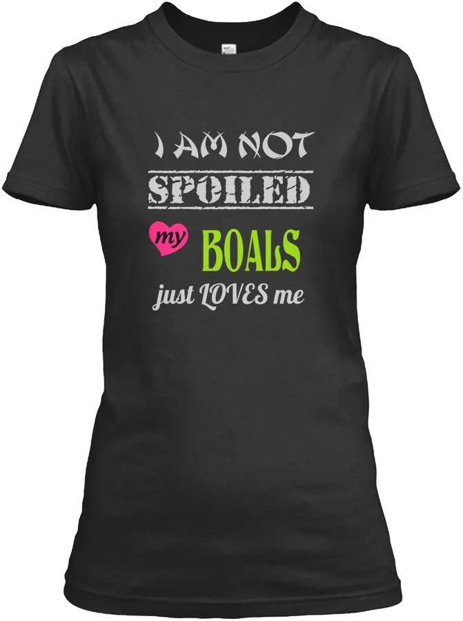 Boals Spoiled Wife - Names t-shirt