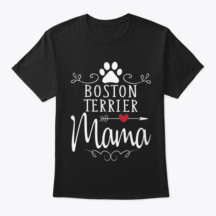 Boston Terrier Mama - Names t-shirt