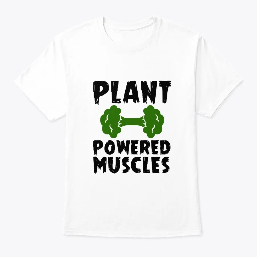 Plants Powered Muscles Broccoli Workout - Names t-shirt