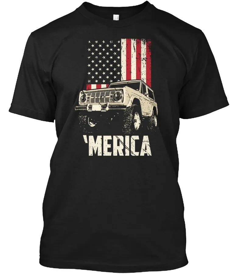 Merica Classic Bronco Truck - Names t-shirt