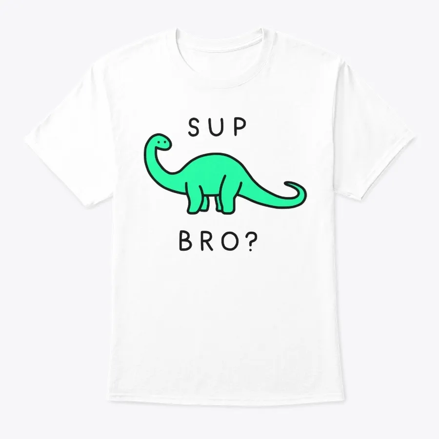 Sup Brontosaurus Slim Fit T-shirt - Names t-shirt