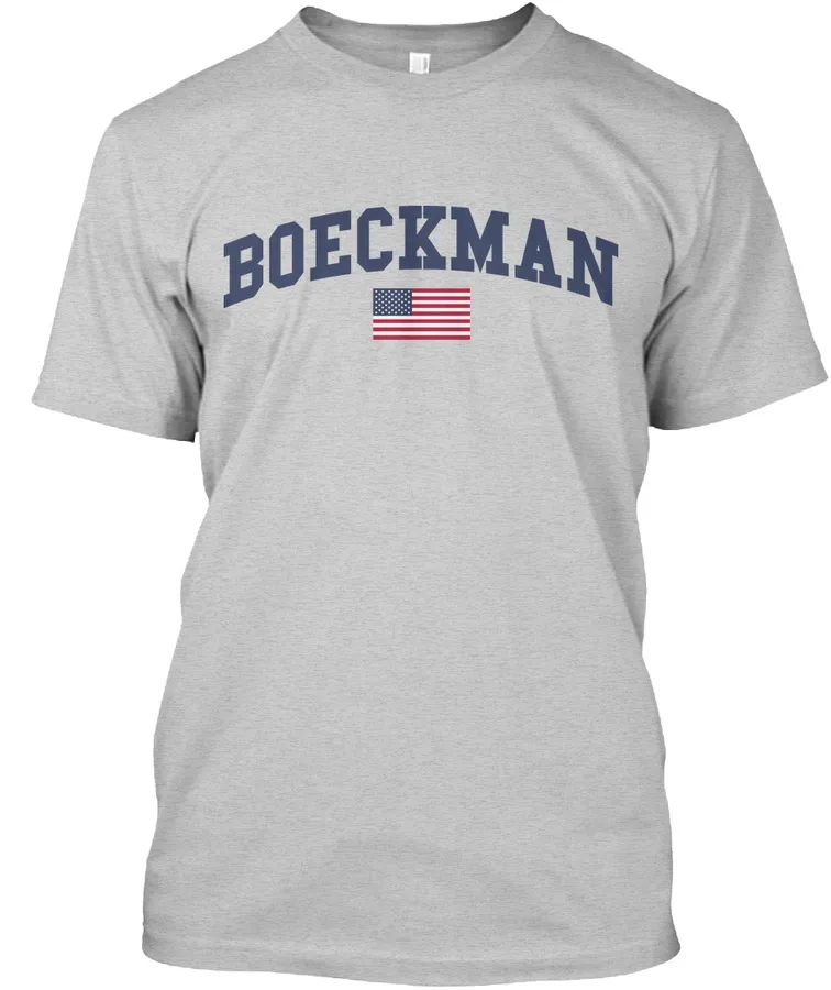Boeckman Family Flag - Names t-shirt