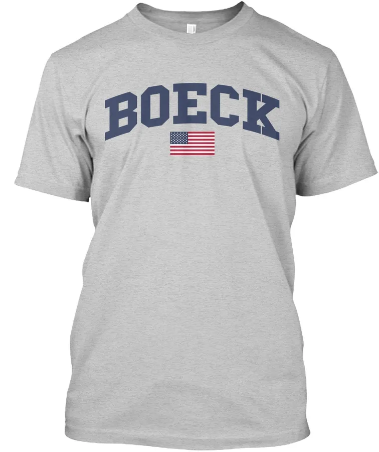 Boeck Family Flag - Names t-shirt