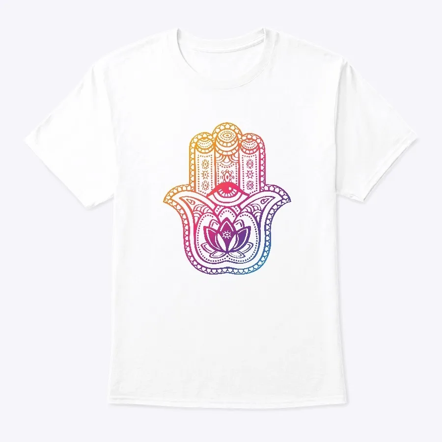 Hamsa Hand And Elephants Mandala