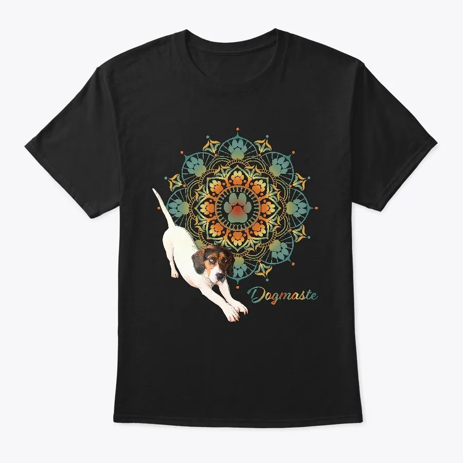 Dogmaste - Yoga Dog With Dog Paw Mandala