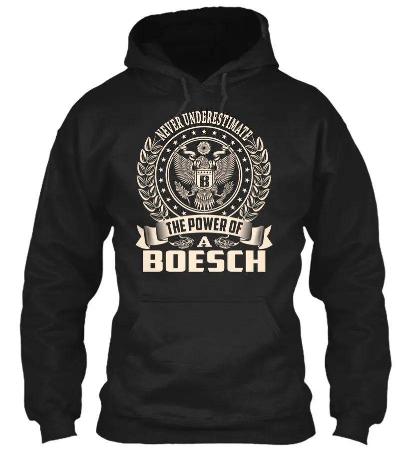 Boesch - Never Underestimate - Names t-shirt