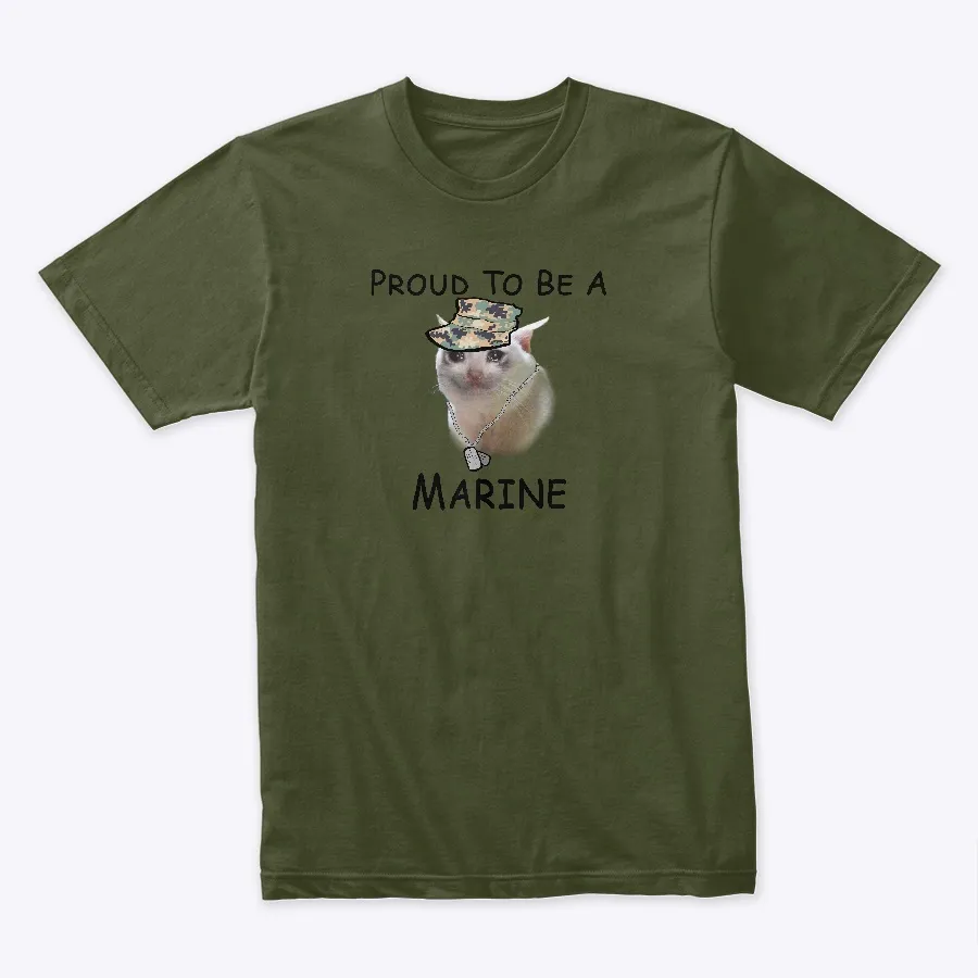 Proud To Be A Marine Tees