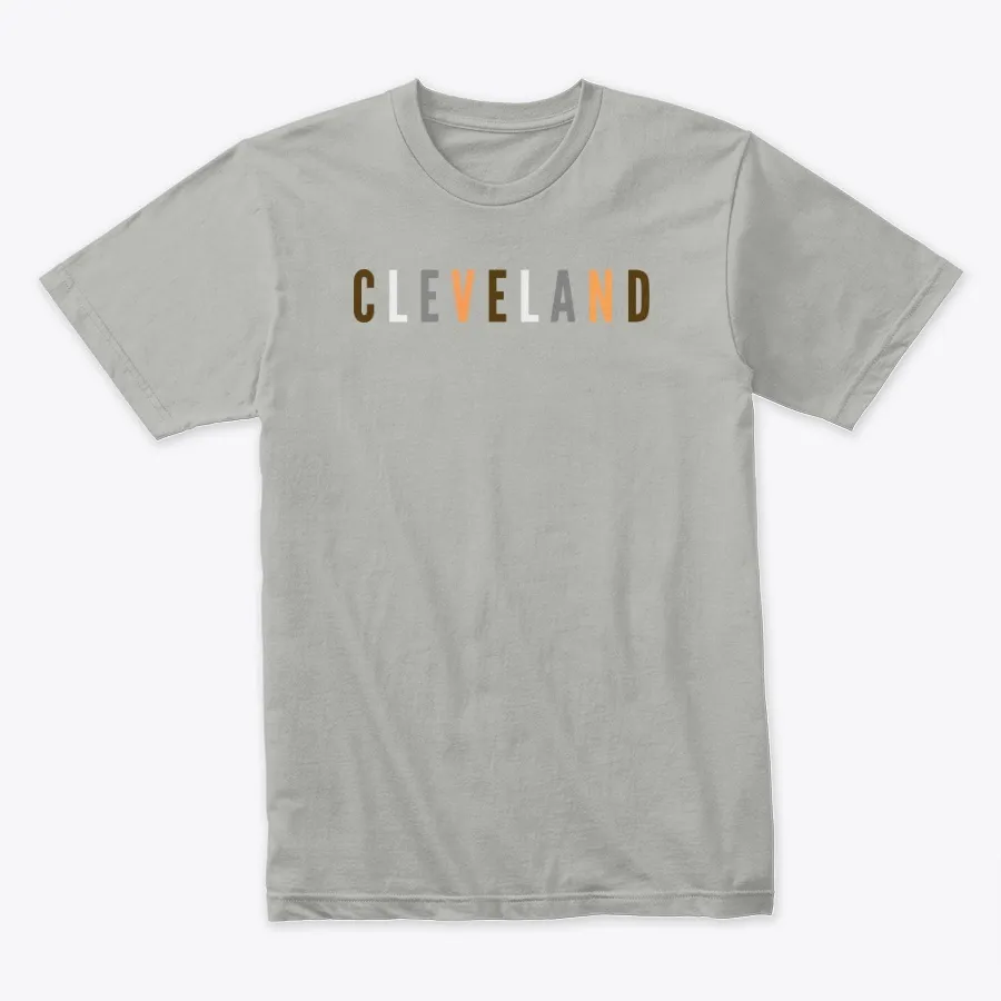 Colorful Cleveland - Football Season - Names t-shirt