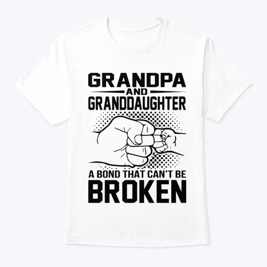 Grandpa And Granddaughter - Names t-shirt