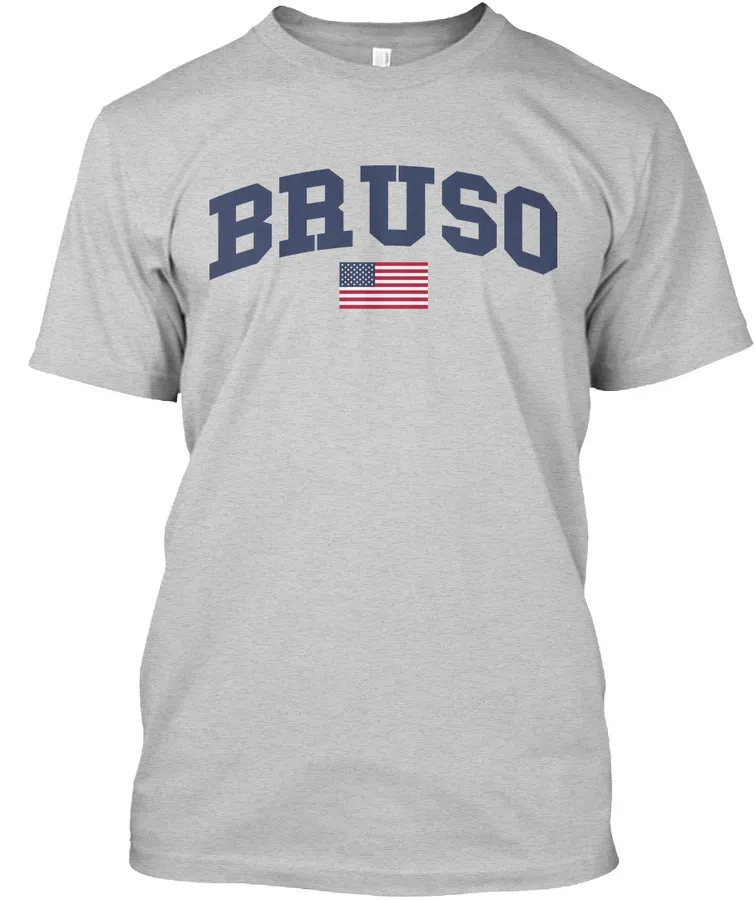 Bruso Family Flag - Names t-shirt
