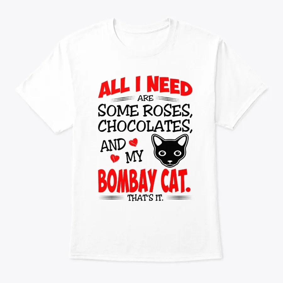 Roses Chocolates Bombay Cat - Names t-shirt