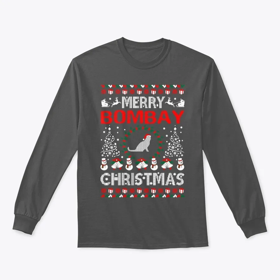 Merry Bombay Christmas Ugly Sweater - Names t-shirt