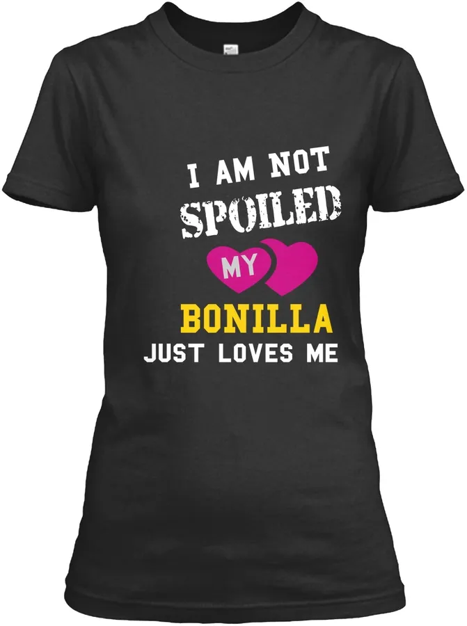 Bonilla Spoiled Patner - Names t-shirt