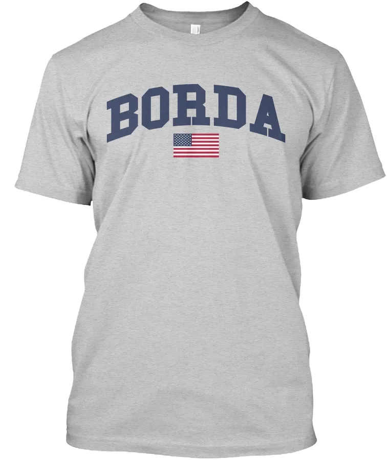 Borda Family Flag - Names t-shirt